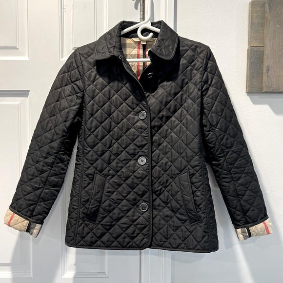 Burberry Jackets & Blazers - Burberry Brit Black Quilted Jacket